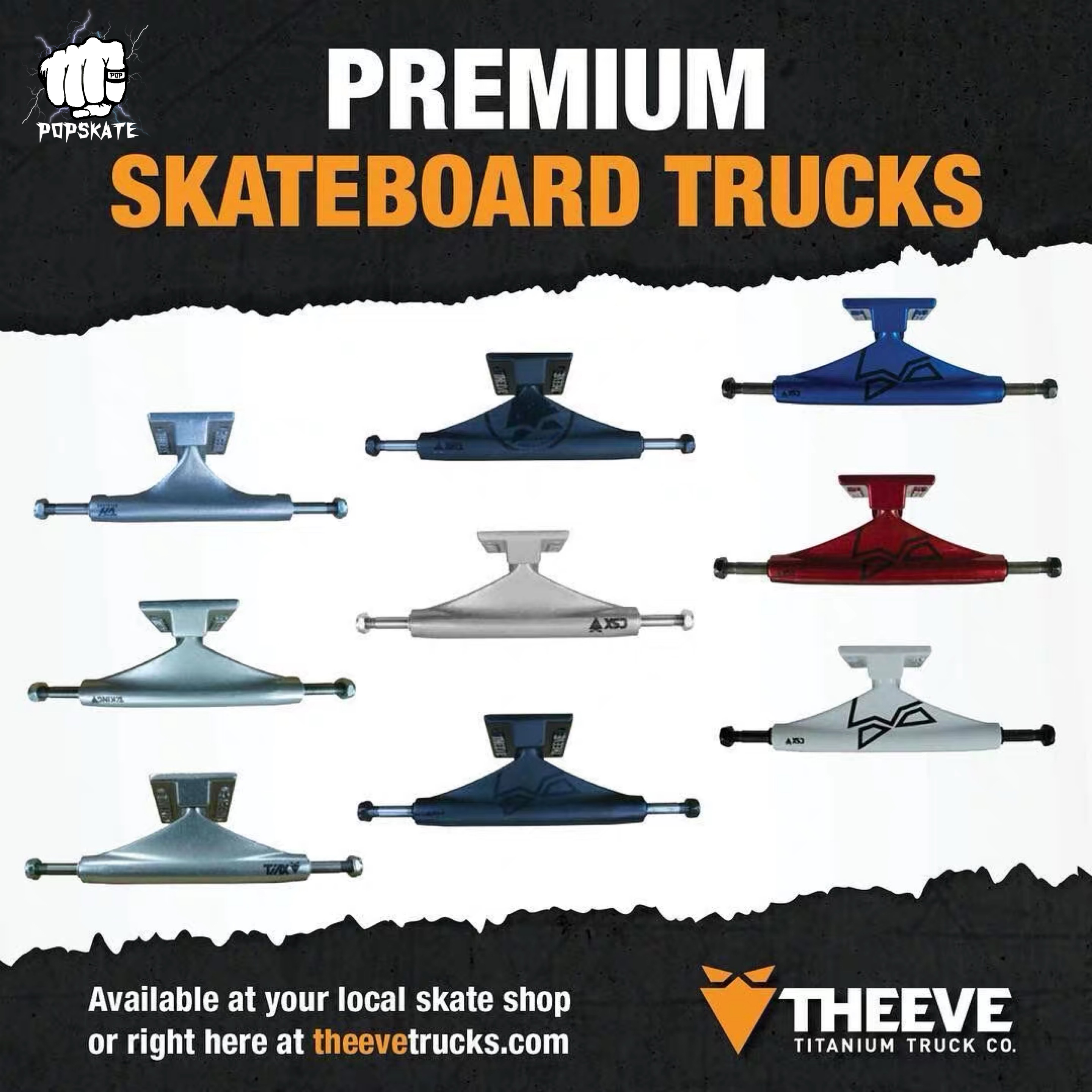 theeve bridge t bridge American import skateboard bridge Tiax CSX Tiking titanium alloy bracket bones pu