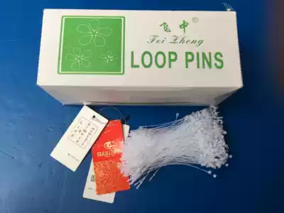 Transparent white listing string needle tag wiring 3 inches(7 5cm)5000 pieces in one