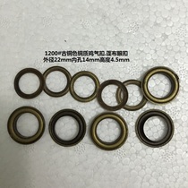 1200# Bronze copper eyelet buckle rivet fastener file bag buckle 1000 pcs in a pack