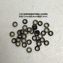 150# bronze copper eyelet buckle rivet fastener file bag buckle 5000 pieces in a pack