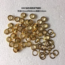 600# Golden Copper corns air eye buckle hollow rivets