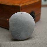 Натуральная двусторонная резная курительная трубка из нефрита, подвеска