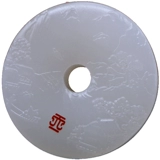 Sansui, натуральная подвеска из нефрита, защитный амулет из белого нефрита, пряжка