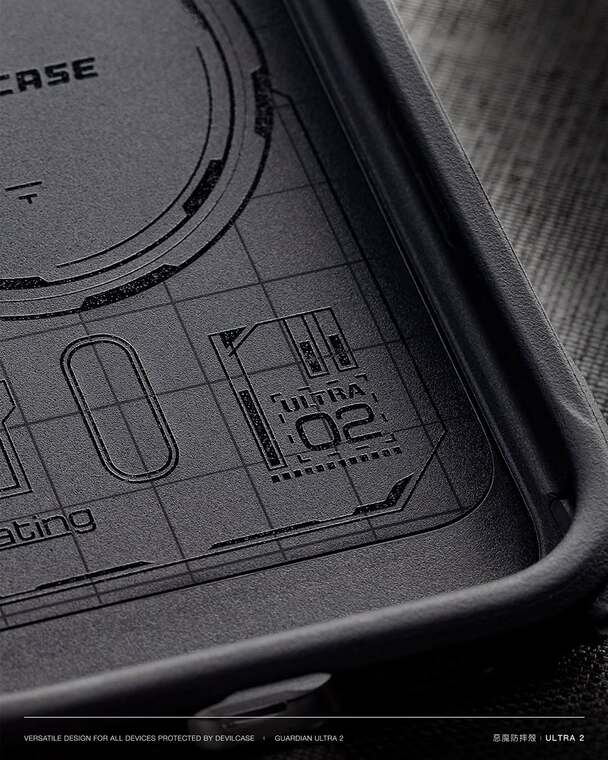 DEVILCASE Rugged Magnetic Ring Black iPhone Case