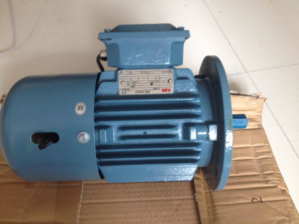 ABB brakes motor MQAEJ71M4B 0 37KW 4 extremely upright ABB electromagnetic brake motors 370W
