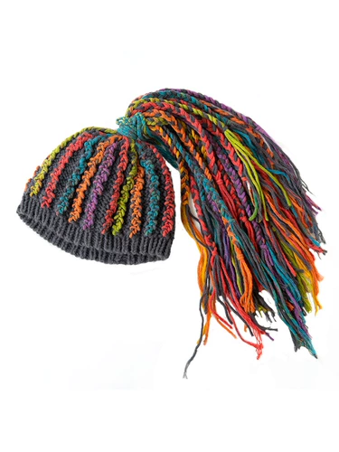 Дреды в стиле хип-хоп ручной работы, плетеная шапка, крючок для вязания, клубок пряжи, набор материалов, «сделай сам»