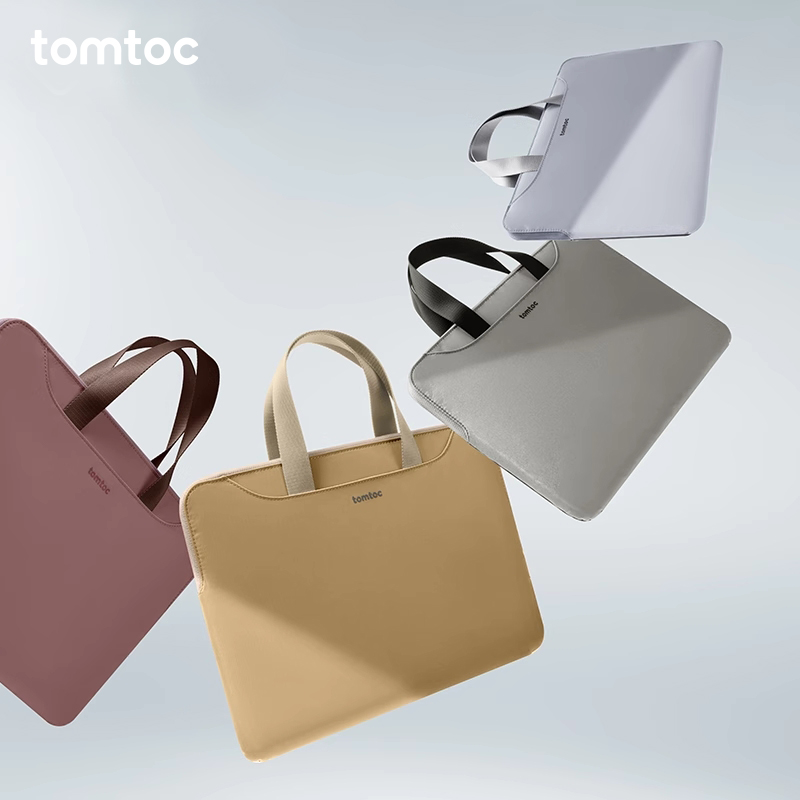 tomtoc コンピューターバッグ 女性用 14インチ 保護カバー ノートブック ポータブル スリムライナーバッグ 男性用 15インチ Apple MacBookPro/Air13インチ Lenovo Xiaoxin Huawei MateBook A21 に適合