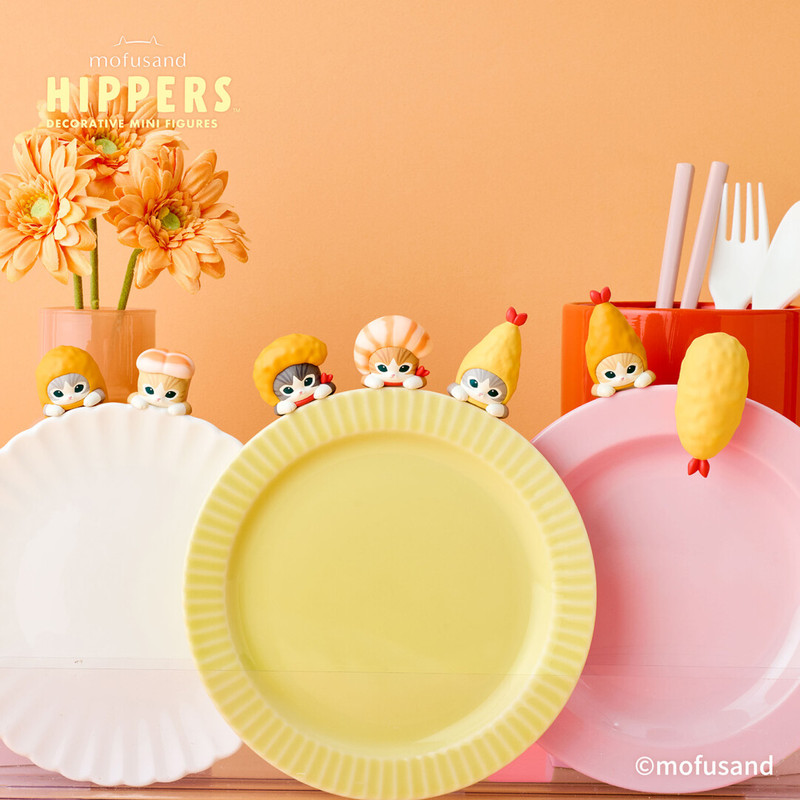 Authentic Mofusand Hippers Cat Fu Shan Di Fried Shrimp Tempura Mobile Phone Computer Dashboard Decoration