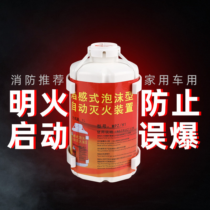 家车两用自动水基灭火装置 傻瓜式自爆灭火器MSJ980型