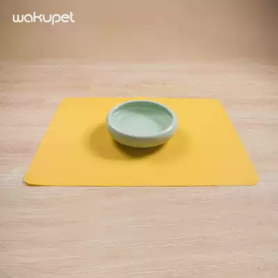 Pet placemat cat and dog bowl mat non-slip waterproof and anti-fouling easy cleaning bowl mat anti-scatter silicone meal mat for cat