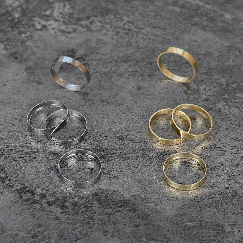 Ineau turning pen material can be fit embosss stick ct cover metal ring coarse ring emboss metatal ring-Taobao