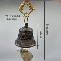 Nepalese wind chimes pure copper handmade small bells temple balcony wind chimes Tibetan store decoration wind chimes