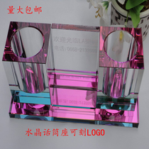 Crystal microphone holder base bracket Crystal holder ktv karaoke wireless microphone holder free lettering logo