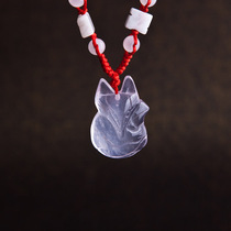 Natural Starlight pink crystal pendant necklace womens birthday gift for girlfriends x