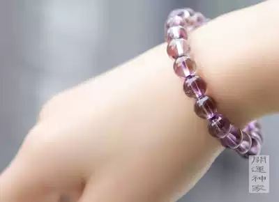 Fortune God Ju Shan Tang Natural Amethyst round beads Bracelet Women's fashion crystal jewelry Jewelry x