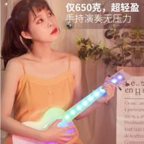 Glowing ukulele 23 inch girl cute beginner guitar transparent ukulele instrument