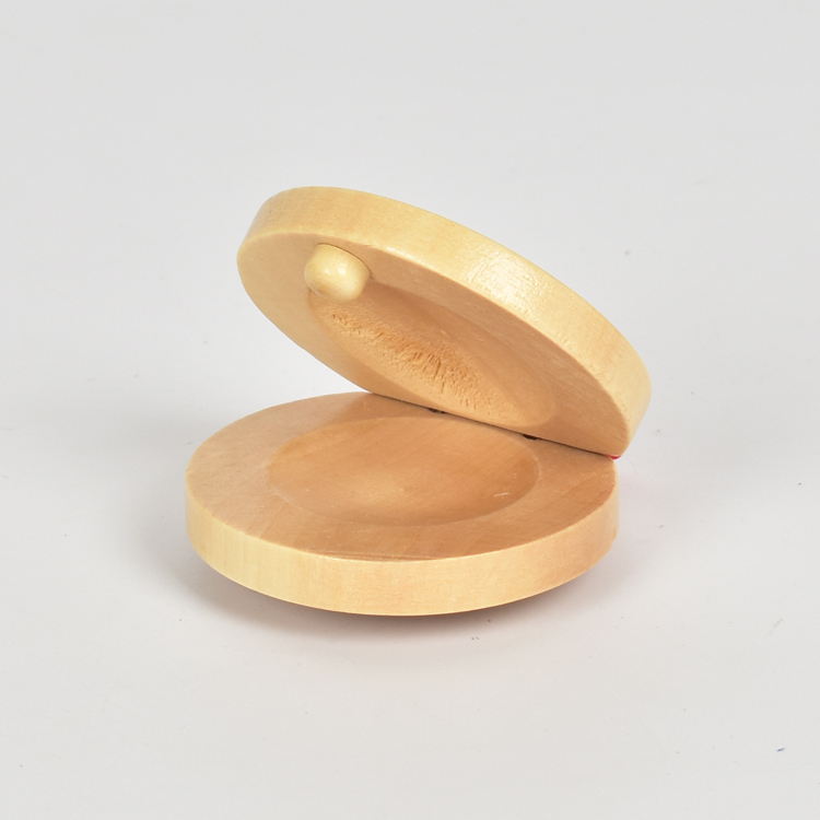 Castanets mẫu giáo nhựa đúc Orff âm nhạc giáo dục sớm đồ chơi trẻ em bộ gõ tròn ban nhảy nhỏ allegro bộ nhạc cụ cho bé