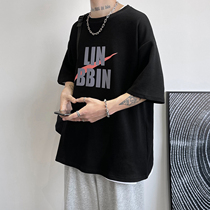 2021 new mens alphabet printed short sleeves t-shirt for mens summer Chauded with wind blouses 100 hitch