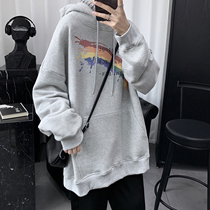 2020 New autumn Lianhood Mens clothing Mens Spring and Autumn section Korean version Trend easy and easy to be in the wind and autumn