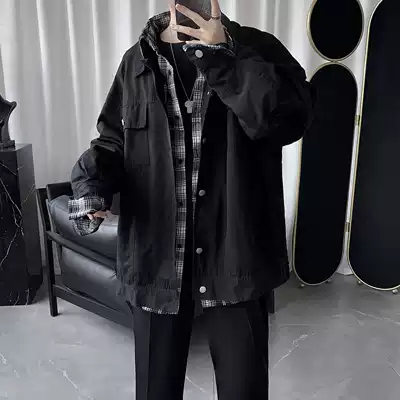 2020 new men's spring fake two coats men's spring and autumn Korean trend ins Joker jacket clothes