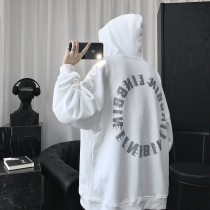 2021 mens wear and clothing mens cap loose Korean version trends ins Chains 100 ride-hailing white blouses bursting with new