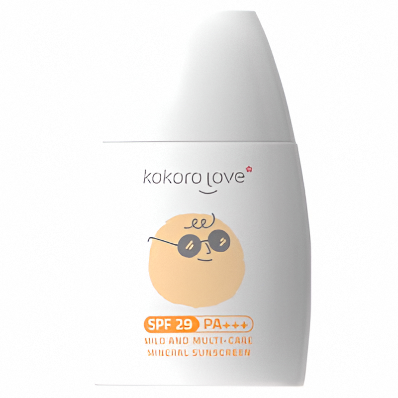 KOKOROLOVE初葆儿童温和纯物理广谱防晒50g防紫外线SPF29PA+++