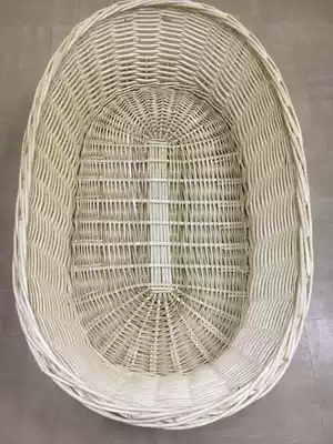 Baby cradle Willow rattan basket baby shake nest natural paint-free increase can be customized