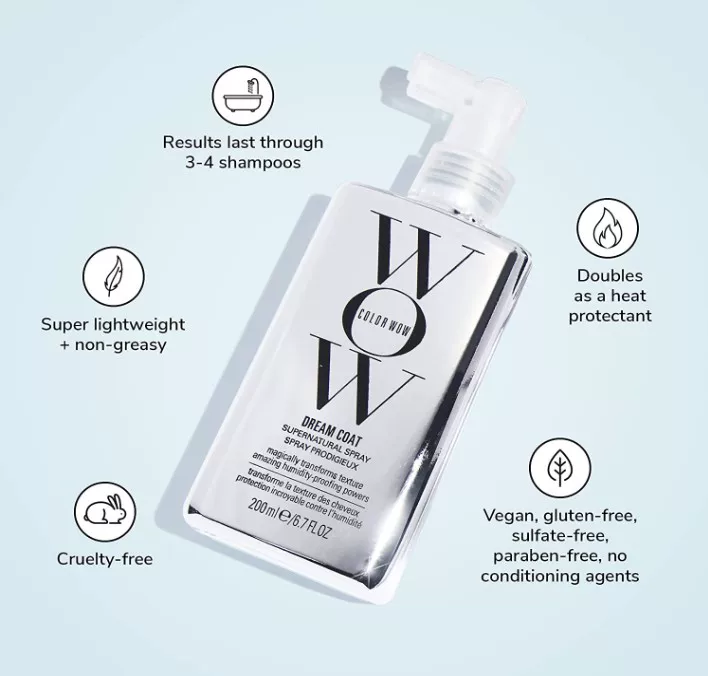 Color Wow Dream Coat Supernatural Spray натуральный уход для волос выпрямляющий гель-спрей воск