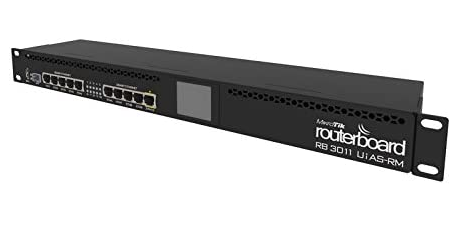 MikroTik rb3011uias-rm  LAN 黑色有线路由器