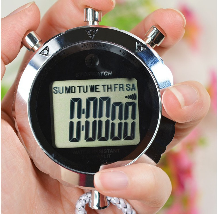 Chasing the sun PS-528 stopwatch timer 2 electronic track and field running watch referee running fitness equipment