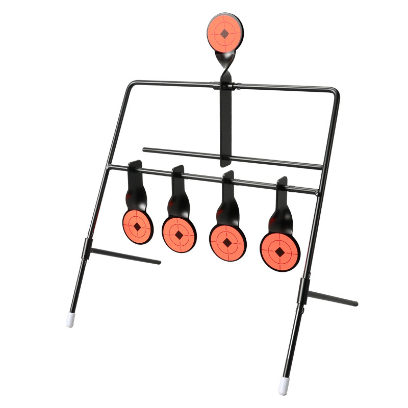 Alloy Target Linkage Automatic Reset Shaking Water Soft Bullet Professional Shooting Training Target Slingshot Can Hit Iron Balls Alloy Target Linkage Automatic Reset Shaking Water Soft Bullet Professional Shooting Training Target Slingshot Can Hit Iron Balls