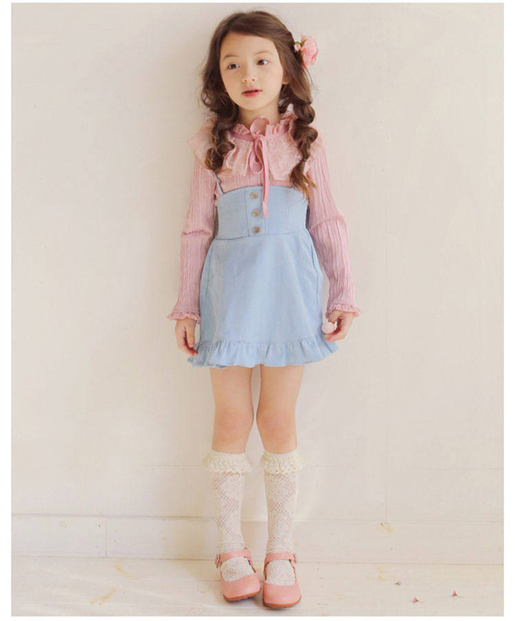 Jupe fillette en toile - Ref 2051087 Image 20