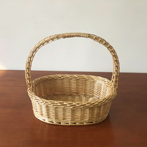 Famous home boutique willow fruit basket egg basket shopping basket decorative basket wicker basket wicker basket wicker storage basket box