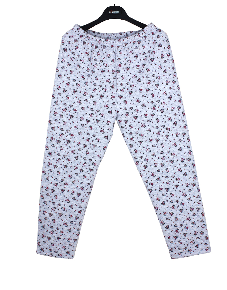 Cộng với quần lửng size lớn cho nữ trung niên dày quần mùa thu cotton một mảnh ba lớp quần ấm áp mỏng rời mẹ quan giu nhiet