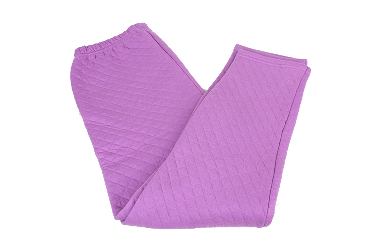 Cộng với quần lửng size lớn cho nữ trung niên dày quần mùa thu cotton một mảnh ba lớp quần ấm áp mỏng rời mẹ