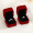 Eternal Oath Women's Ring+Classic Smooth Face Men's Ring+Two Wine Red Ring Boxes