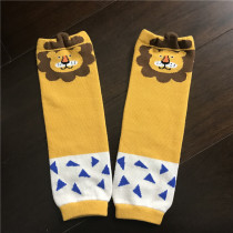 Spring and summer new baby socks childrens sheath cotton loose mouth baby cartoon knee pads stockings over-the-knee socks sleeves