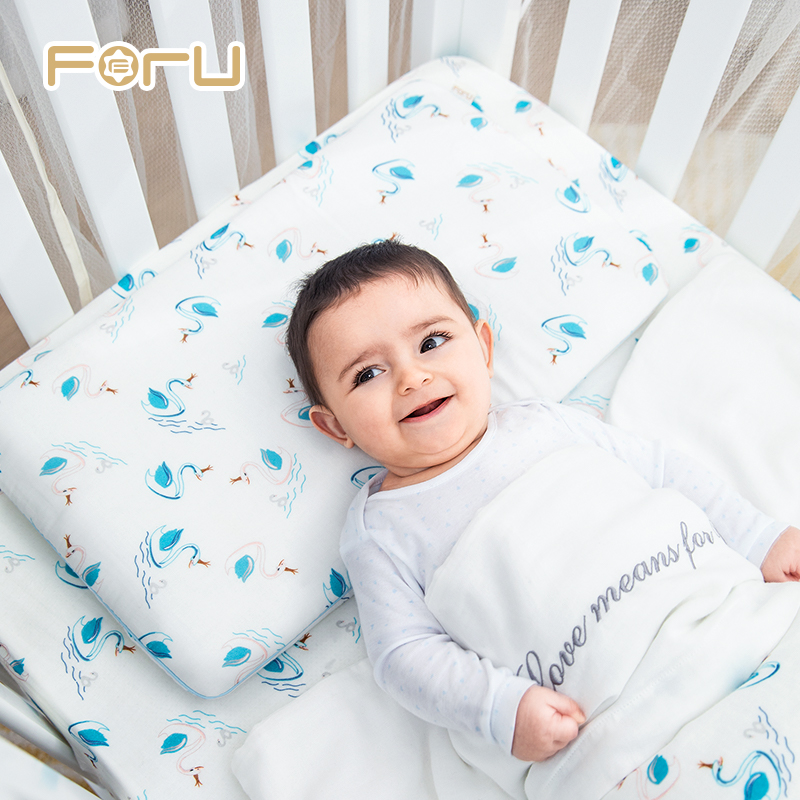 ForU Fel Baby Superior Baby Pillow 0-1-3-6 Year Old Newborn Child Pillow Shaping Pillow Baby Grow Pillow Breathable