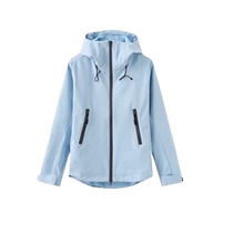 Blue workwear jacket for women in early autumn American-style outdoor western Sichuan travel wear mountaineering jacket