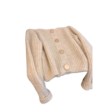 Pink mohair knitted cardigan for women 2024 new late autumn and early winter wear with small fragrant style soft waxy sweater jacket
