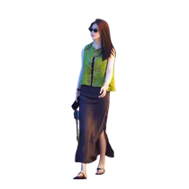 National style disc buckle vest for women 2024 new early autumn new Chinese style wear jacquard waistcoat with vest top