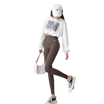 High Waist Matte Shark Pants Womens 2024 Autumn New Butt Lifting Tummy Control Yoga Barbie Pants Stretch Tight Leggings