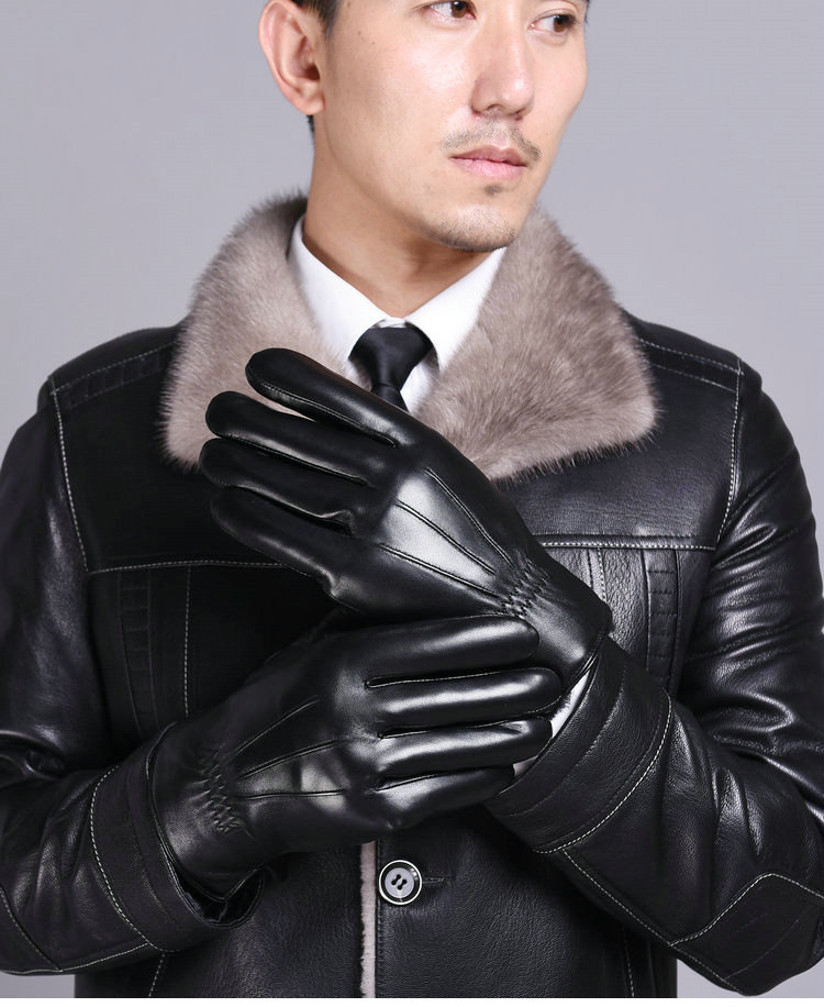 Gants pour homme en peau de mouton - Ref 2781370 Image 18