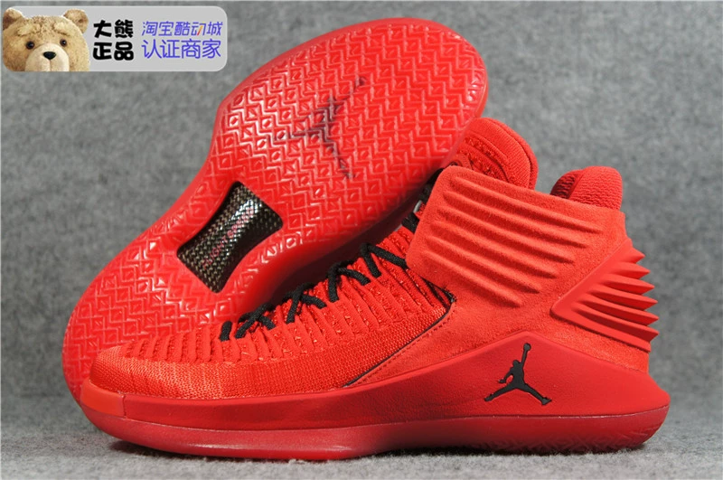 Bộ đếm chính hãng AIR JORDAN XXXII PF AJ32 giày bóng rổ nam màu đỏ AH3348-601