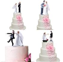 Wedding cake decorated resin crafts furnishings home gift gifts for creative dolls