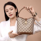 2026 New Hong Kong Brand Handbag for Women, Bucket Bag, Soft Leather Bag, Fashionable Retro Light Luxury Single Shoulder Crossbody Bag for Women