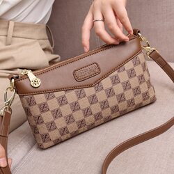 Hong Kong Brand Mother's Day Gift for Women 2026 Model Middle-Aged Ladies' Mom-Style Bag Printed Crossbody Bag for Mother-In-Law