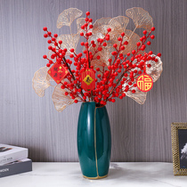 Light and luxurious vase swinging piece living room inserted dry flower Nordic table TV cabinet Creative modern minimalist Home Decorative Goods