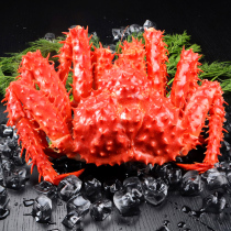 A cooked frozen king crab from the same city in Shenyang Liaoning as a flash gift for the New Year a seafood aquatic crab gift box