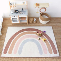 Ins nordic wind children's room rainbow floor mat carpet baby climbing mat preschool education organization game mat photo props